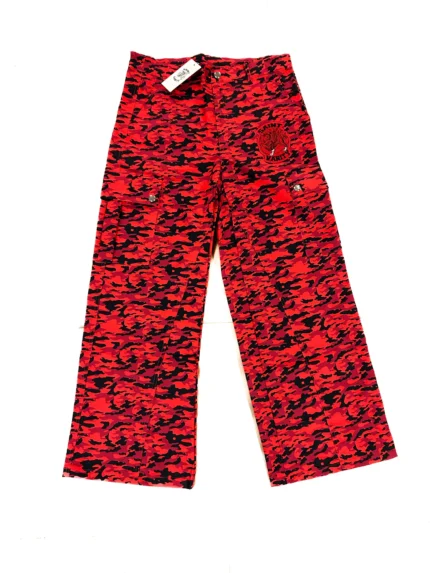 SAINT VANITY RED CAMO PANTS