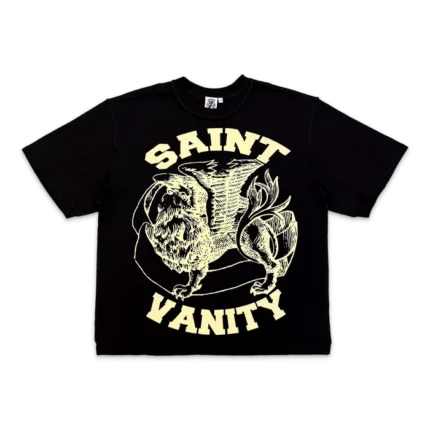 Saint Vanity Griffin Logo Tee “Black/Cream”